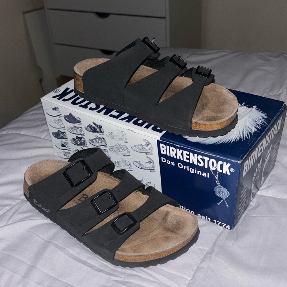 Three-Strap Birkenstock Betula Sandals - BRAND NEW